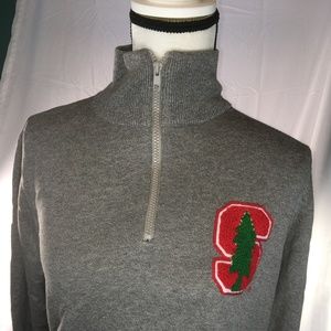 NWT Stanford Cardinals 1/4 Zip Sweater XL